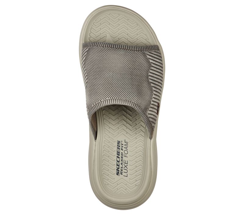 Pánské Sandály Skechers Relaxed Fit: Sargo - Mar Way Světle Hnědé | CZ.204384LTBR