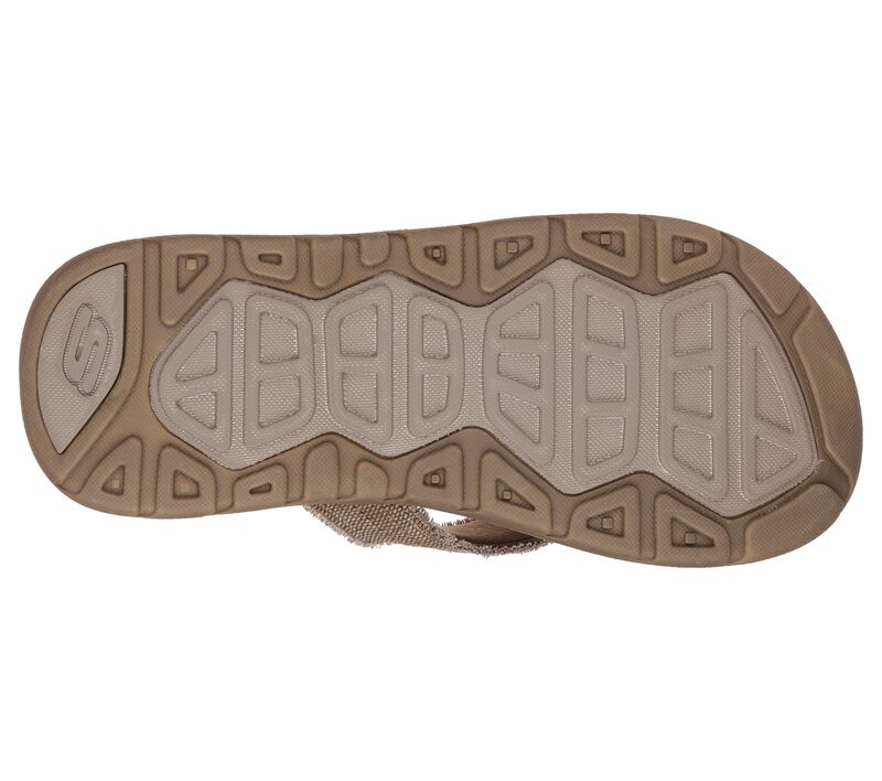 Pánské Sandály Skechers Relaxed Fit: Supreme - Bosnia Hnědé | CZ.64152TAN