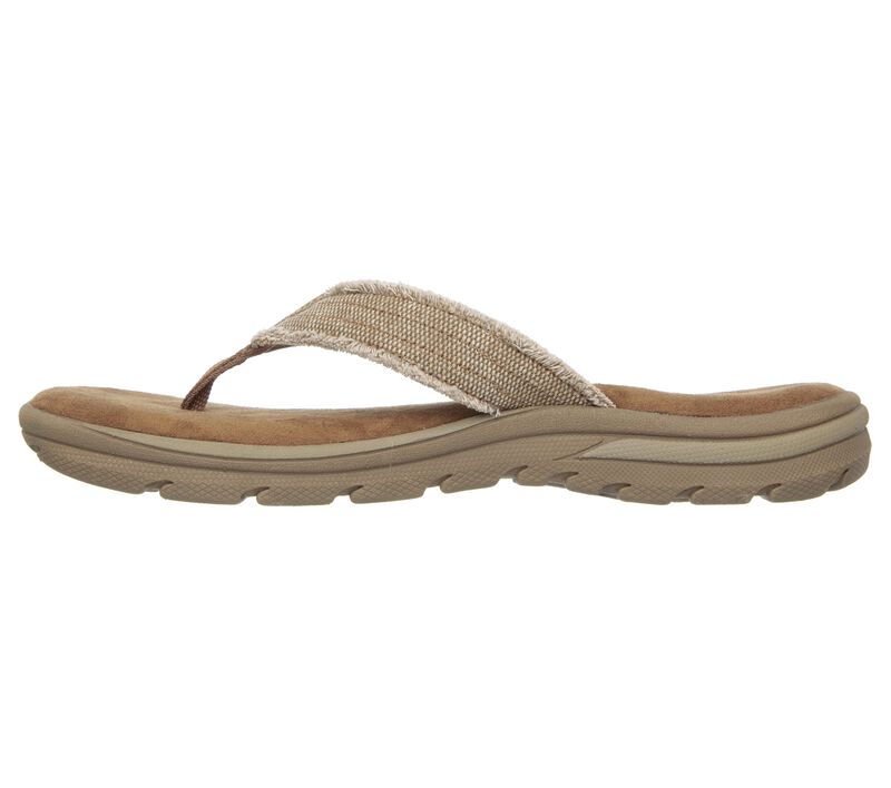 Pánské Sandály Skechers Relaxed Fit: Supreme - Bosnia Hnědé | CZ.64152TAN