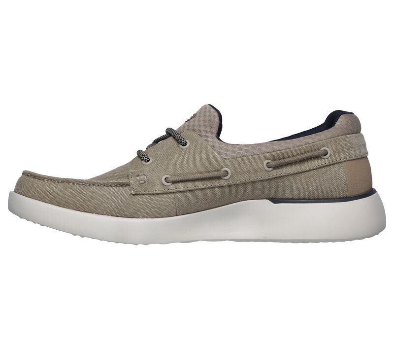 Pánské Slip On Skechers Bellinger - Garmo Šedé Hnědé | CZ.65896TPE