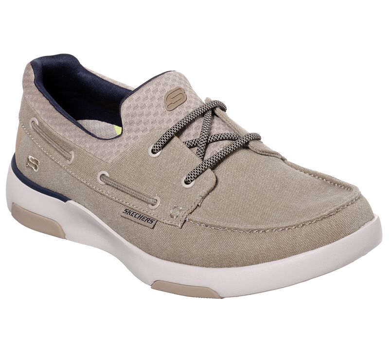 Pánské Slip On Skechers Bellinger - Garmo Šedé Hnědé | CZ.65896TPE