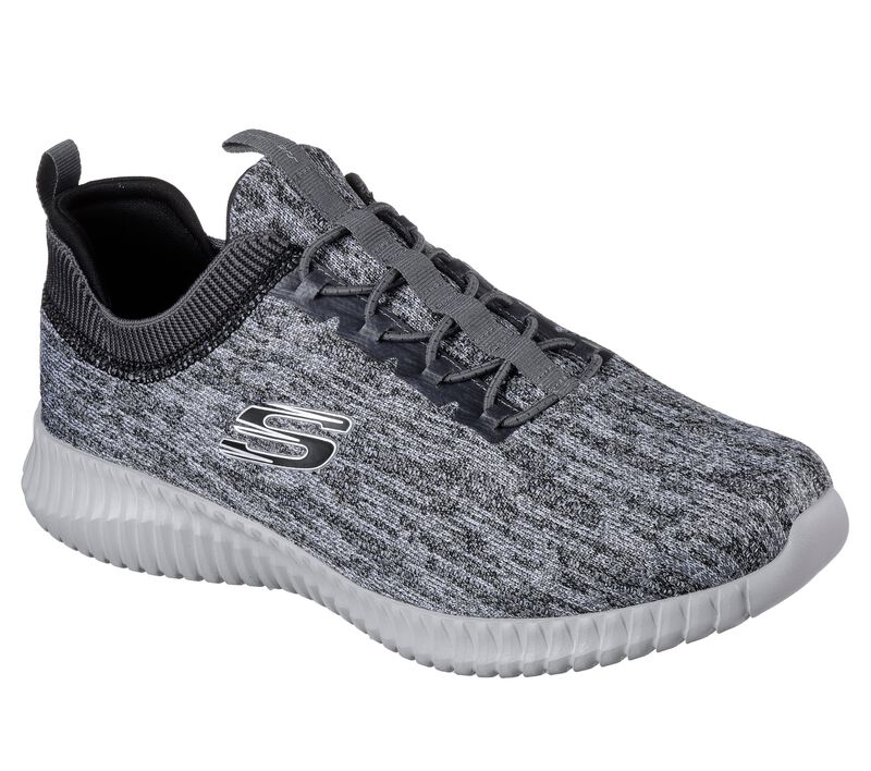 Pánské Slip On Skechers Elite Flex - Hartnell Šedé Černé | CZ.52642GYBK