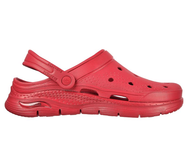 Pánské Slip On Skechers Foamies: Arch Fit - Valiant Červené | CZ.243160RED