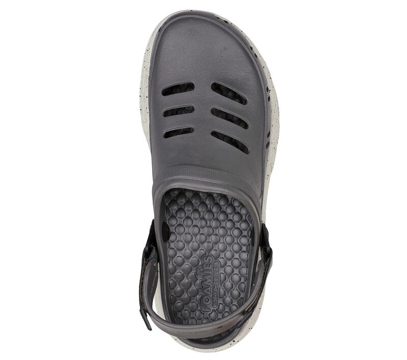 Pánské Slip On Skechers Foamies: Creston Ultra - Venturous Tmavě Šedé Hnědé | CZ.243111CZ.P