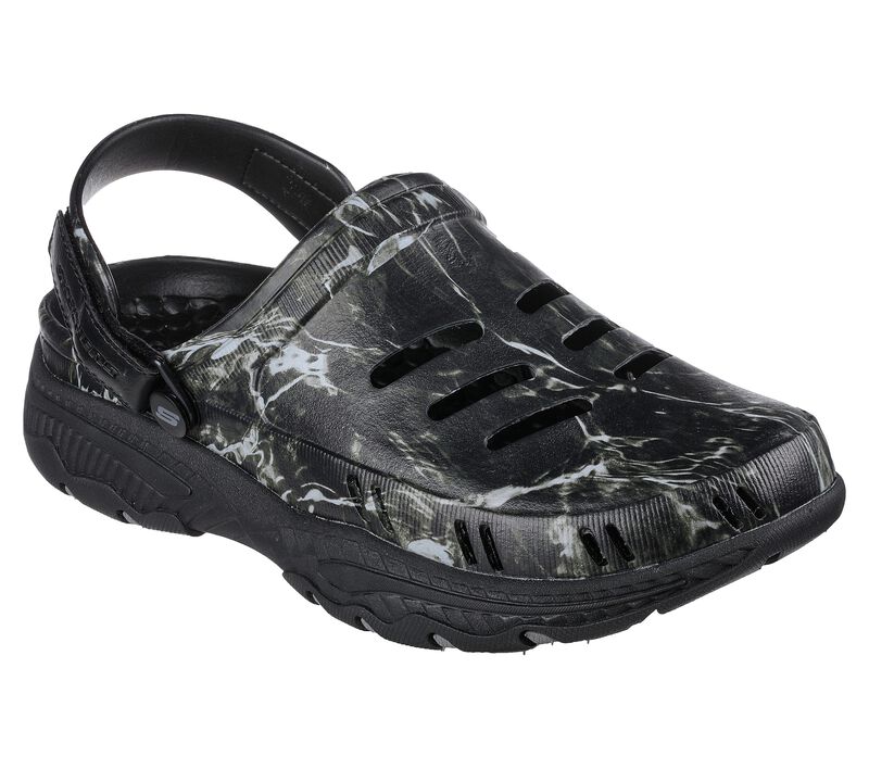 Pánské Slip On Skechers Foamies: Creston Ultra - His Element Černé Bílé | CZ.243118BKW