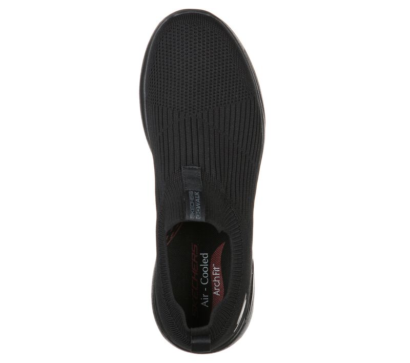 Pánské Slip On Skechers GO WALK Arch Fit - Iconic Černé | CZ.216118BBK