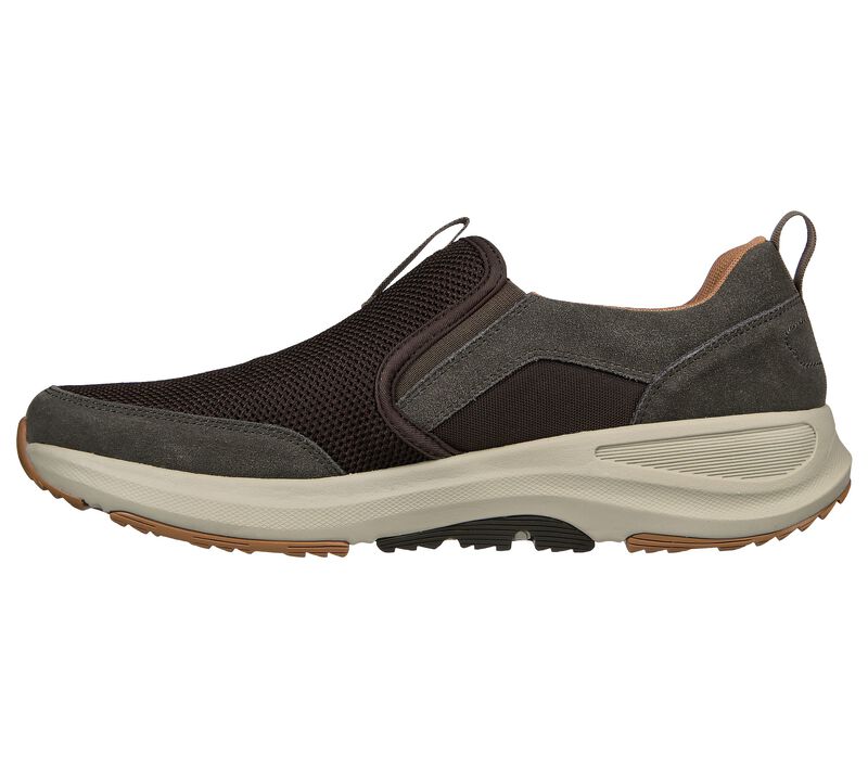 Pánské Slip On Skechers GO WALK Outdoorové - Andes Hnědé | CZ.216103BRN