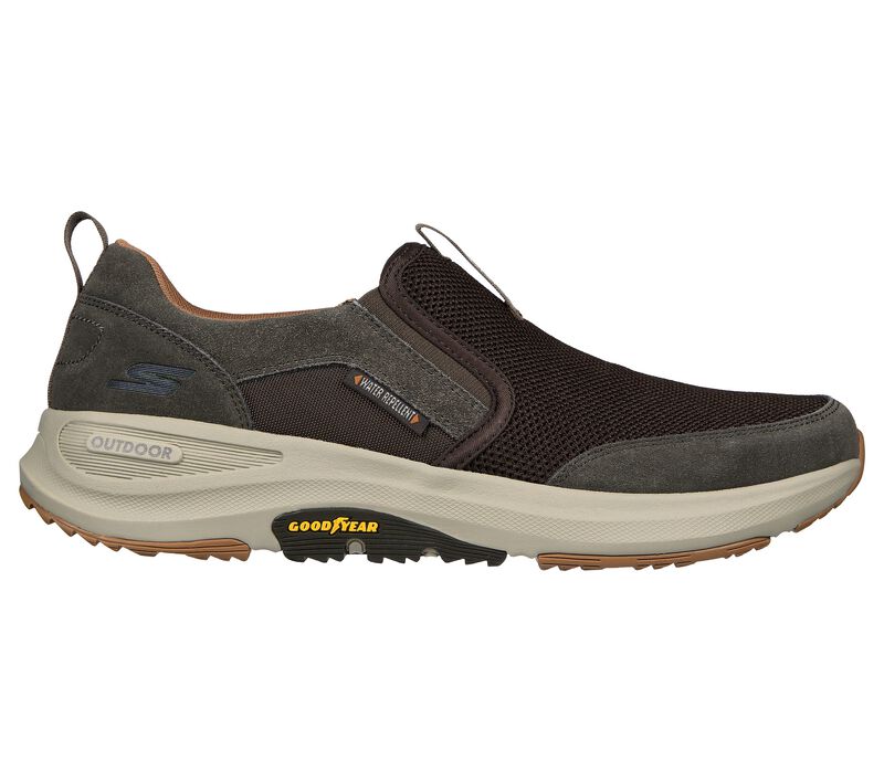 Pánské Slip On Skechers GO WALK Outdoorové - Andes Hnědé | CZ.216103BRN