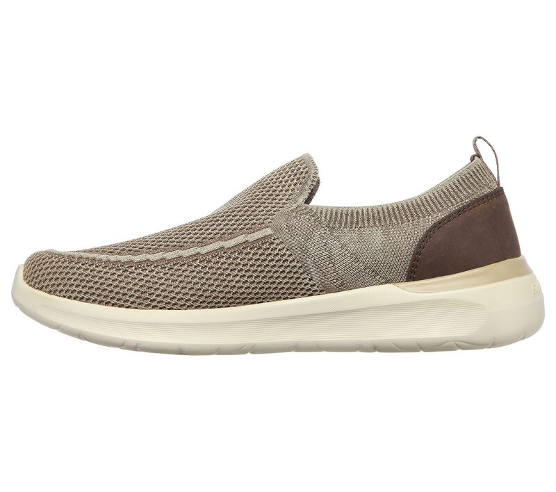 Pánské Slip On Skechers Lattimore - Warner Hnědožlutý | CZ.210275KHK