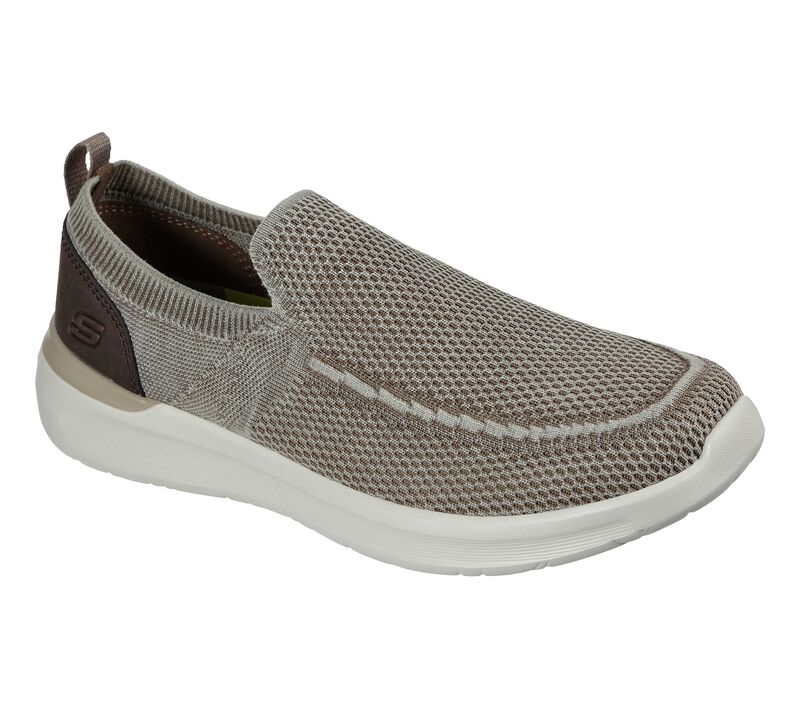 Pánské Slip On Skechers Lattimore - Warner Hnědožlutý | CZ.210275KHK