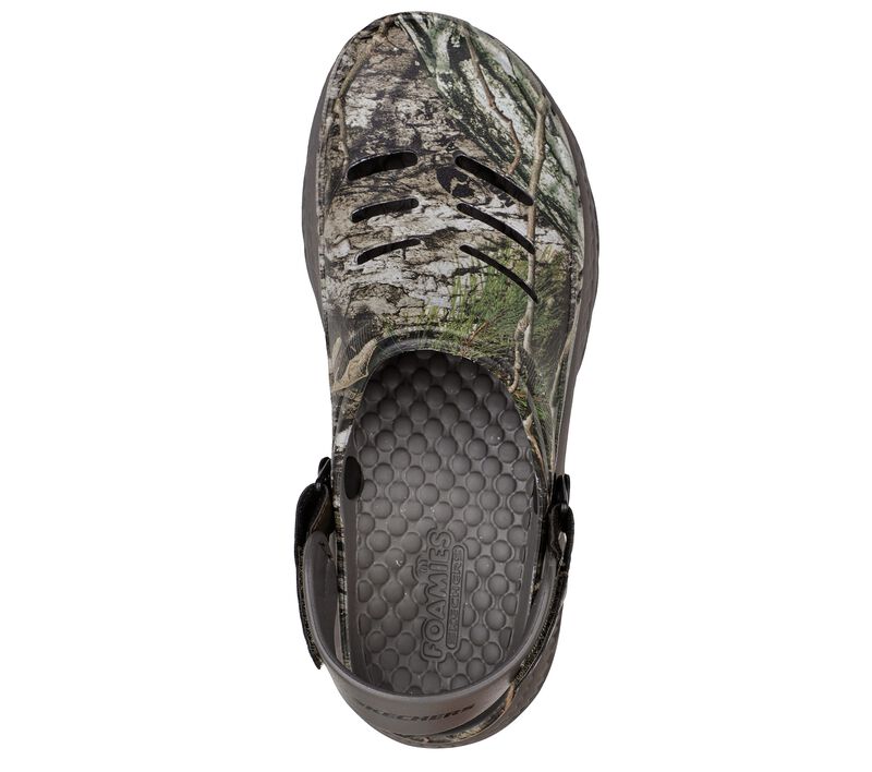 Pánské Slip On Skechers Mossy Oak, Foamies: Creston Ultra - Country Vibes Hnědožlutý | CZ.243120KHK