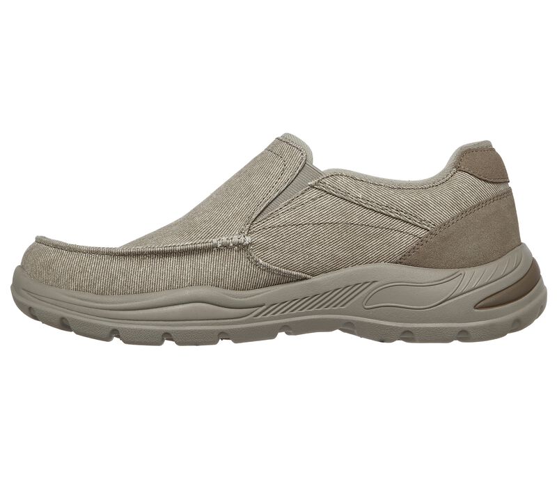 Pánské Slip On Skechers Relaxed Fit: Arch Fit Motley - Daven Šedé Hnědé | CZ.204415TPE