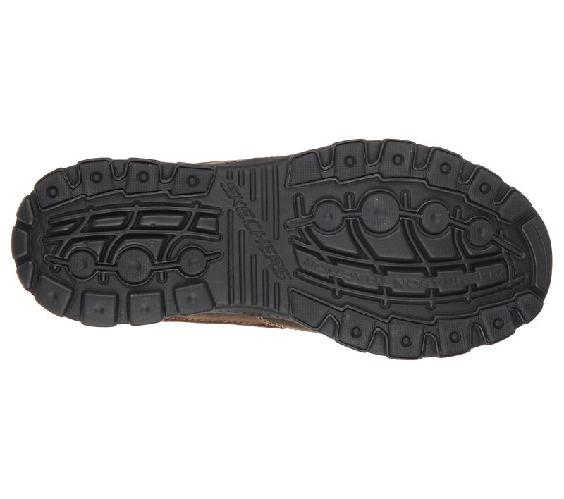 Pánské Slip On Skechers Relaxed Fit: Braver - Rayland Hnědé | CZ.64502CDB