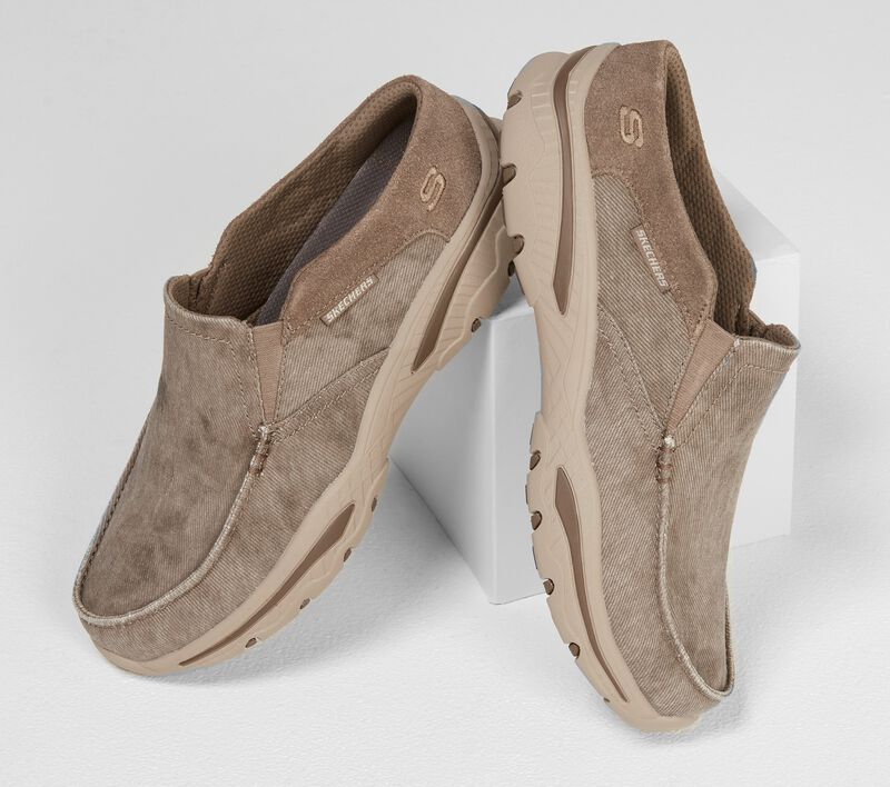 Pánské Slip On Skechers Relaxed Fit: Creston - Backlot Hnědožlutý | CZ.204017KHK