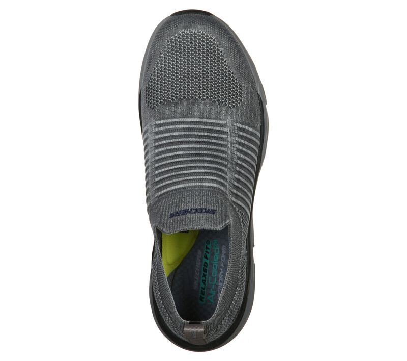 Pánské Slip On Skechers Relaxed Fit: Delmont - Jenko Šedé | CZ.210225CHAR