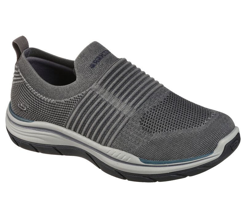 Pánské Slip On Skechers Relaxed Fit: Expected 2.0 - Hersch Šedé | CZ.204364GRY