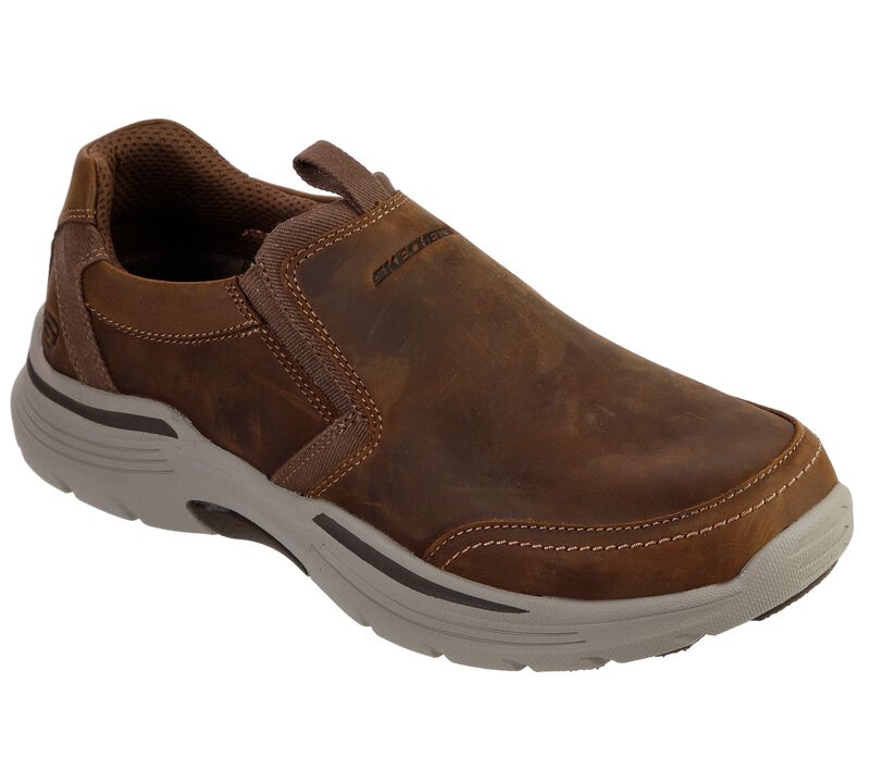 Pánské Slip On Skechers Relaxed Fit: Expended - Morgo Hnědé | CZ.66297CDB