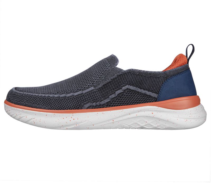 Pánské Slip On Skechers Relaxed Fit: Glassell - Egan Tmavě Blankyt | CZ.204619NVY