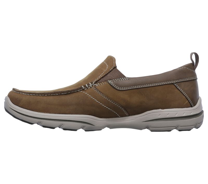 Pánské Slip On Skechers Relaxed Fit: Harper - Forde Hnědé | CZ.64858DSCH