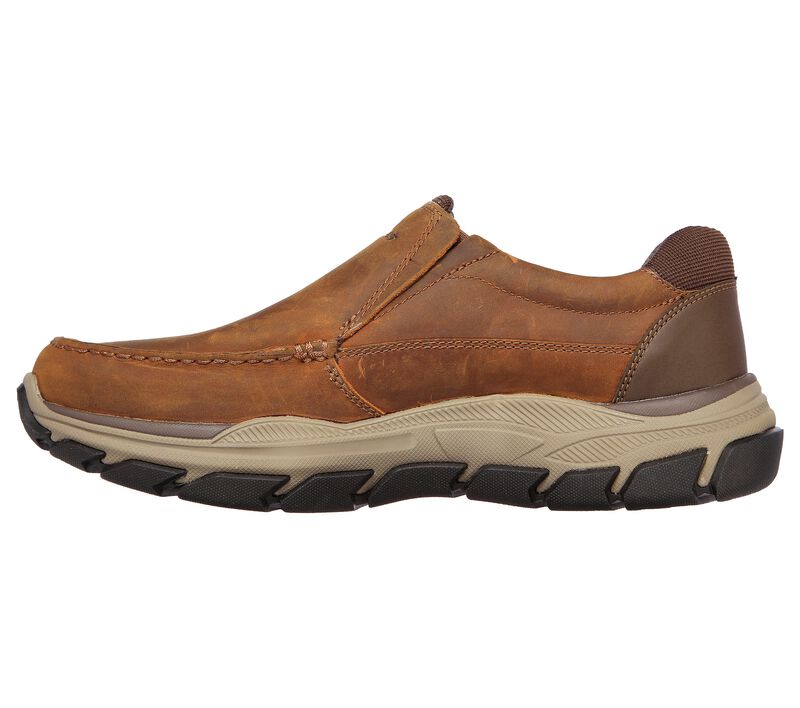 Pánské Slip On Skechers Relaxed Fit: Respected - Catel Hnědé | CZ.204321CDB