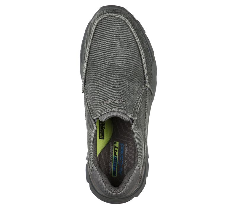 Pánské Slip On Skechers Relaxed Fit: Respected - Vergo Šedé | CZ.204331CHAR