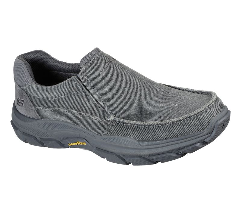 Pánské Slip On Skechers Relaxed Fit: Respected - Vergo Šedé | CZ.204331CHAR