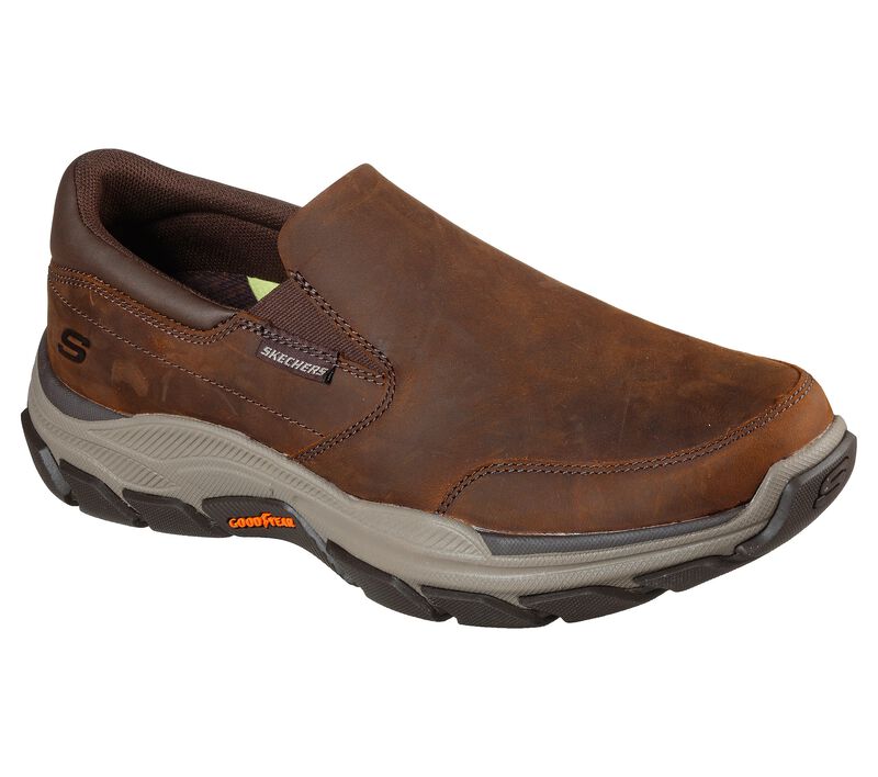 Pánské Slip On Skechers Relaxed Fit: Respected - Calum Hnědé | CZ.204480CDB