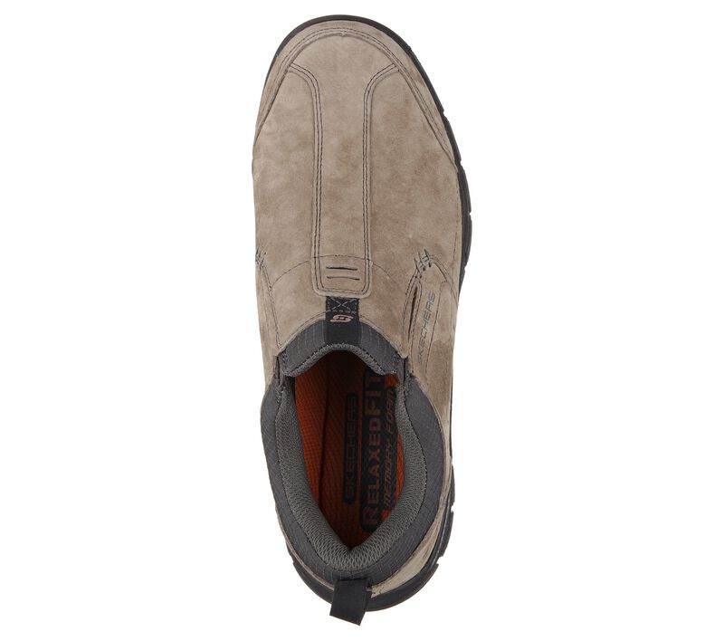 Pánské Slip On Skechers Relaxed Fit: Rig - Mountain Hnědé | CZ.51292BRN