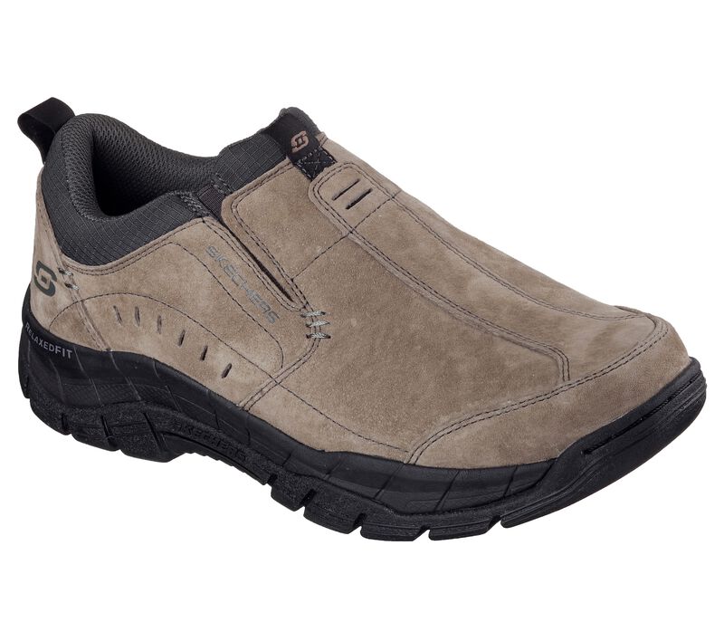 Pánské Slip On Skechers Relaxed Fit: Rig - Mountain Hnědé | CZ.51292BRN