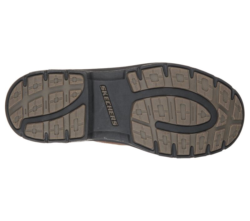 Pánské Slip On Skechers Relaxed Fit: Segment - The Search Tmavě Hnědé | CZ.64261CZ.R