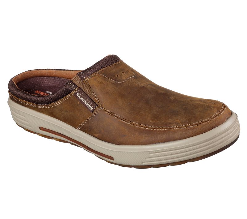 Pánské Slip On Skechers Skech-Air: Porter - Vamen Hnědé | CZ.65097BRN