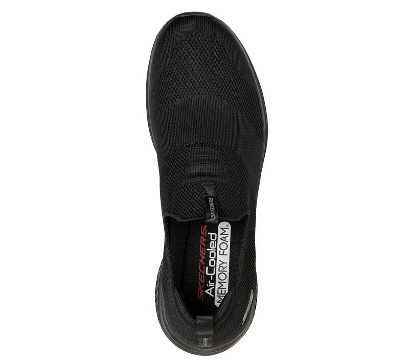 Pánské Slip On Skechers Ultra Flex 3.0 - Denlark Černé | CZ.232314BBK