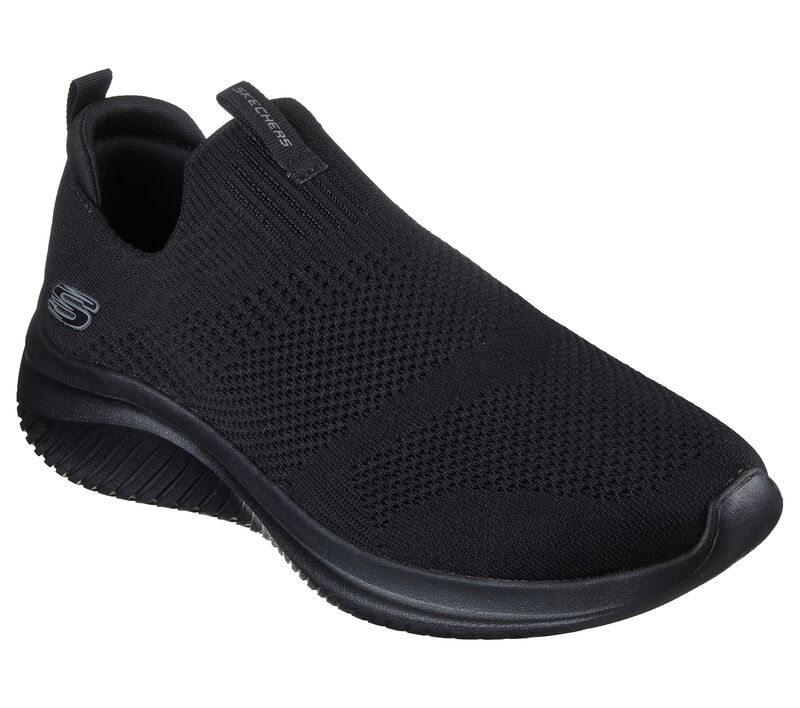 Pánské Slip On Skechers Ultra Flex 3.0 - Demcheck Černé | CZ.232337BBK