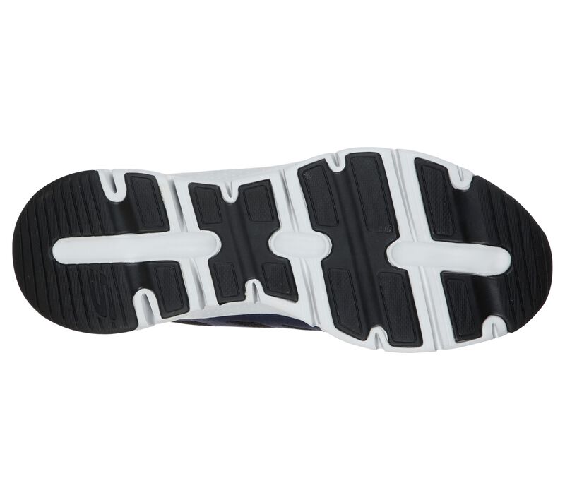 Pánské Sportovní Tenisky Skechers Arch Fit - Charge Back Tmavě Blankyt Červené | CZ.232042NVRD