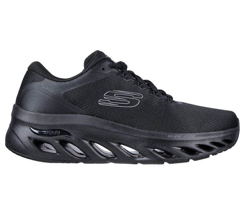 Pánské Sportovní Tenisky Skechers Arch Fit Glide-Step - Highlighter Černé | CZ.232321BBK