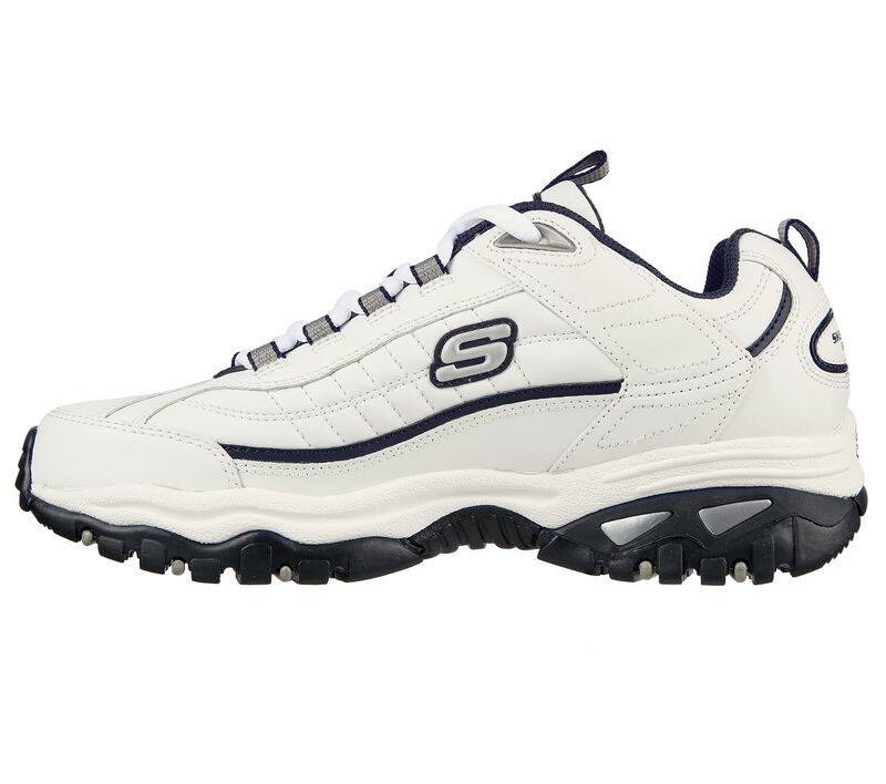 Pánské Sportovní Tenisky Skechers Energy - After Burn Bílé Tmavě Blankyt | CZ.50081WNV