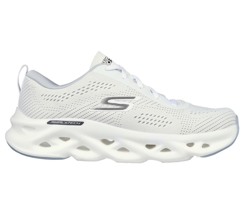 Pánské Sportovní Tenisky Skechers GO RUN Swirl Tech Bílé | CZ.220303WHT