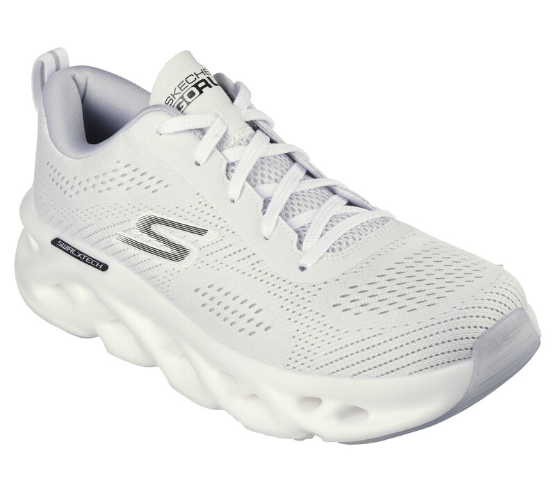 Pánské Sportovní Tenisky Skechers GO RUN Swirl Tech Bílé | CZ.220303WHT