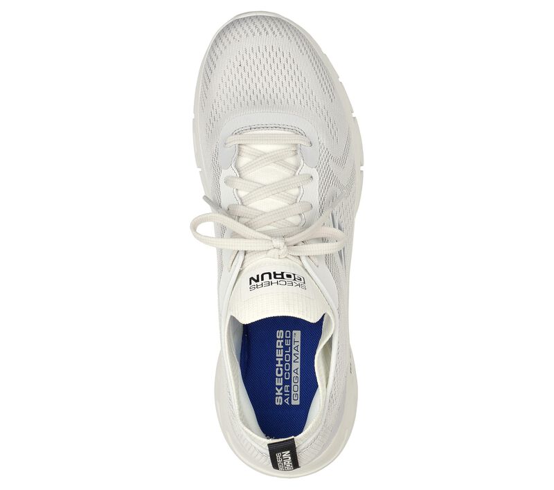 Pánské Sportovní Tenisky Skechers GO RUN Glide-Step Flex - Radar Bílé Černé | CZ.220502WBK