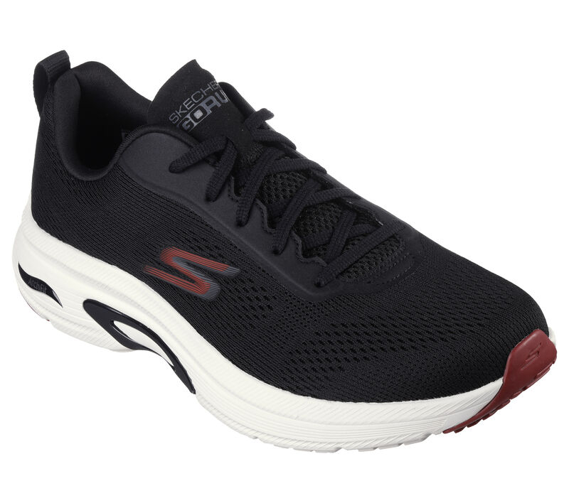 Pánské Sportovní Tenisky Skechers GO RUN Arch Fit Černé Červené | CZ.220629BKRD