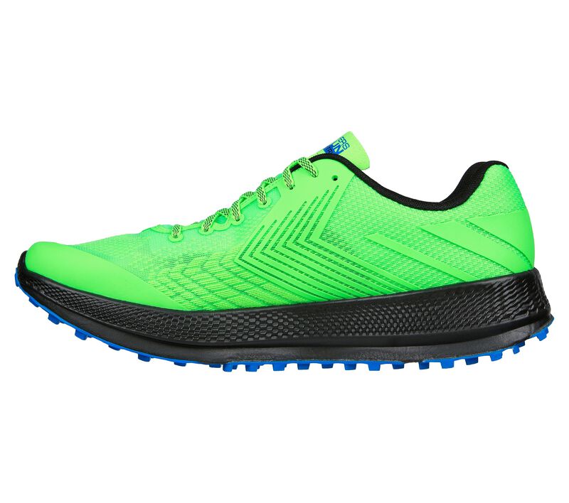 Pánské Sportovní Tenisky Skechers GO RUN Razor Trailové Světle Zelene Černé | CZ.246002LMBK