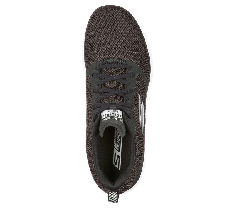 Pánské Sportovní Tenisky Skechers GO RUN Pure 2 - Axis Černé Bílé | CZ.246012BKW