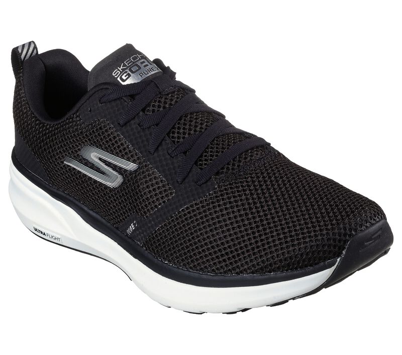 Pánské Sportovní Tenisky Skechers GO RUN Pure 2 - Axis Černé Bílé | CZ.246012BKW