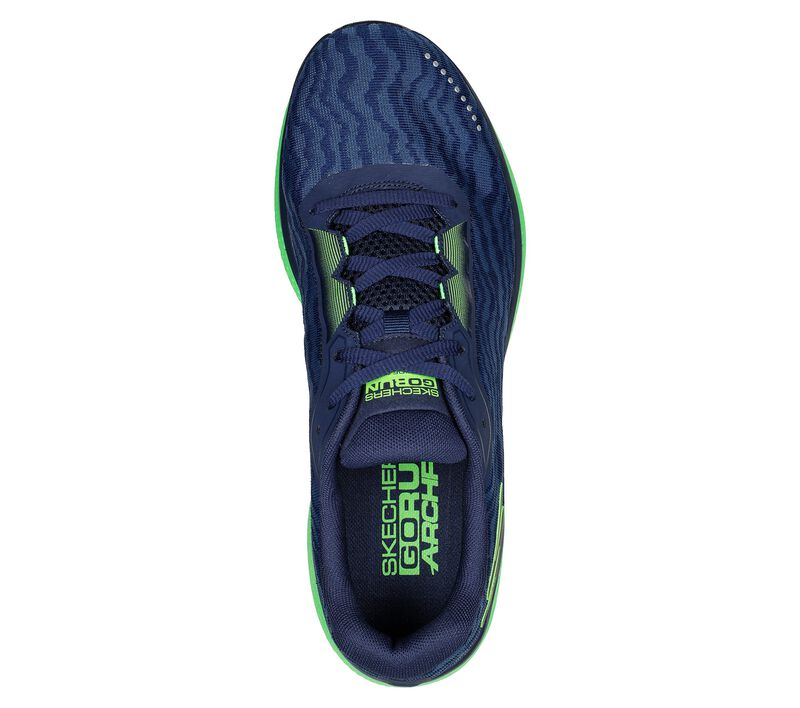 Pánské Sportovní Tenisky Skechers GO RUN Ride 10 Tmavě Blankyt Světle Zelene | CZ.246045NVLM