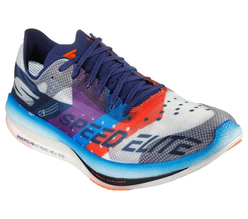 Pánské Sportovní Tenisky Skechers GO RUN Speed Elite Hyper Bílé Viacfarebný | CZ.55221WMLT