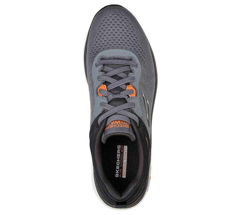 Pánské Sportovní Tenisky Skechers GO WALK Hyper Burst Šedé Černé | CZ.216079CCBK