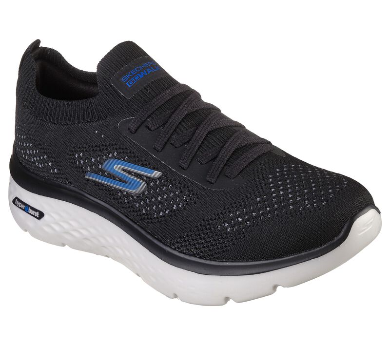 Pánské Sportovní Tenisky Skechers GO WALK Hyper Burst Černé Šedé | CZ.216083BKGY