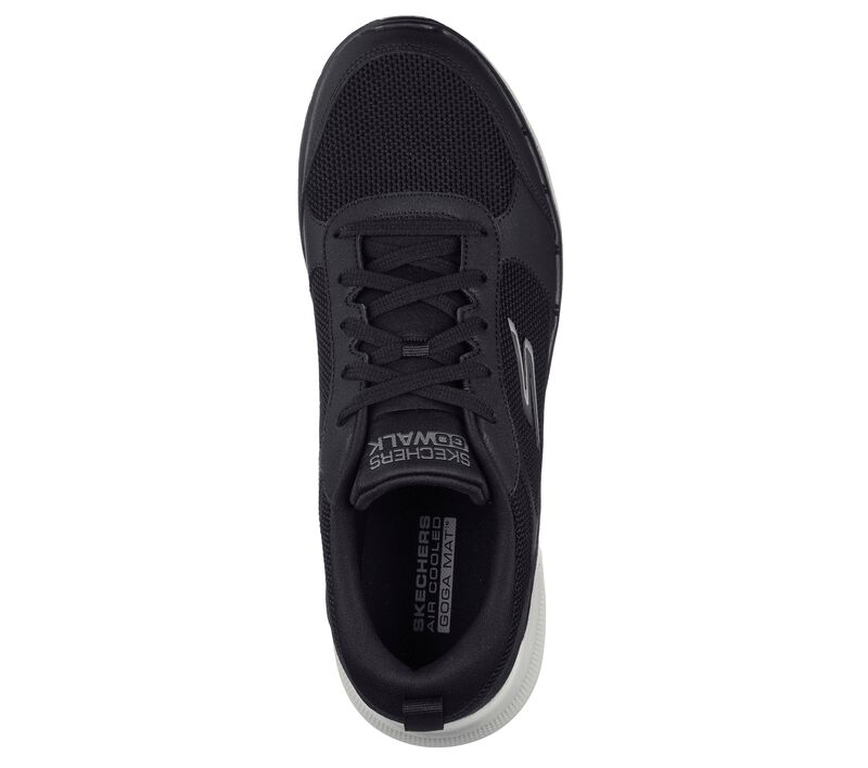 Pánské Sportovní Tenisky Skechers GO WALK 6 - Compete Černé Šedé | CZ.216203BKGY