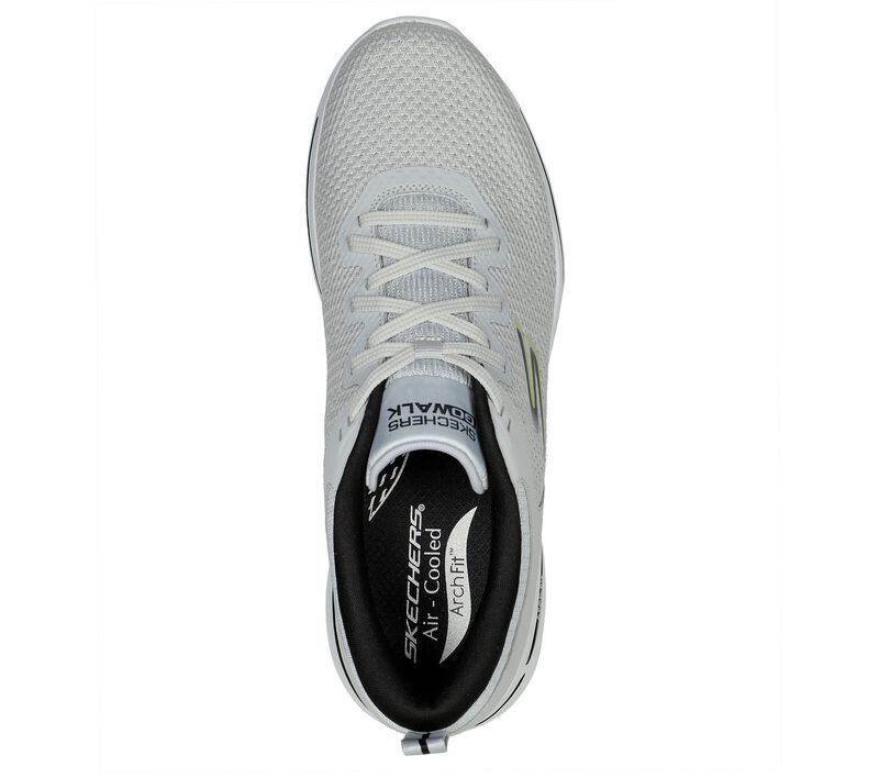 Pánské Sportovní Tenisky Skechers GO WALK Arch Fit - Clinton Světle Šedé | CZ.216254LTGY