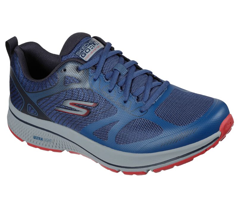 Pánské Sportovní Tenisky Skechers GOrun Consistent - Fleet Rush Tmavě Blankyt Červené | CZ.220035NVRD